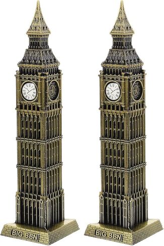 Big Ben Statue Architecture Model England Big Ben Clock Tower Statue Collectible Figurine Tourism Souvenir Desktop Decoration in Kuwait