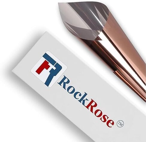 Pet Building Tint Window Film - One Way Window Privacy Film for Home Offices - Adhesive Mirror Window Tint with UV Blocking - Size 36" X 25ft –Green-Silver in Kuwait