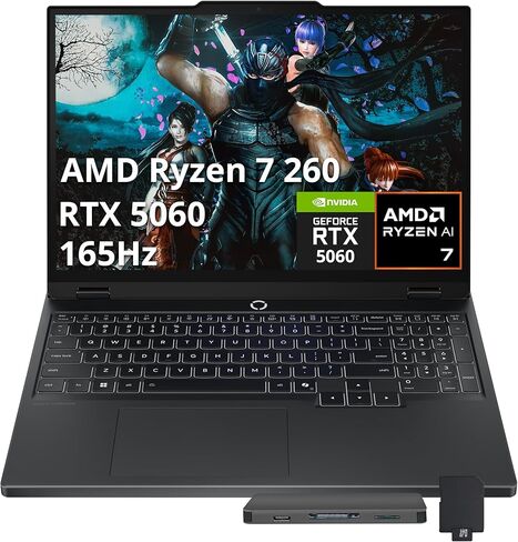 Lenovo Legion 5 Pro، 16 بوصة QHD 165 هرتز، كمبيوتر محمول للألعاب، AMD Ryzen 7 5800H، ذاكرة وصول عشوائي 32 جيجابايت، 1 تيرابايت PCIe SSD، NVIDIA GeForce RTX 3070، لوحة مفاتيح بإضاءة خلفية، كاميرا ويب 720P، رمادي، Win 11 Pro، بطاقة USB Hotface سعة 32 جيجابا in Saudi Arabia