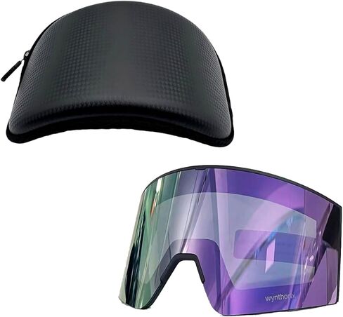 Heated Goggles Snowmobile Anti-Fog Magnetic Interchangeable Frameless 100% UV Lens in Saudi Arabia