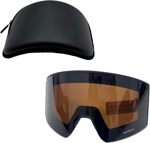 Heated Goggles Snowmobile Anti-Fog Magnetic Interchangeable Frameless 100% UV Lens in Saudi Arabia