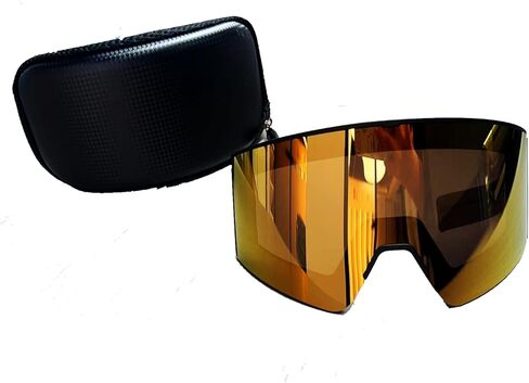Heated Goggles Snowmobile Anti-Fog Magnetic Interchangeable Frameless 100% UV Lens in Saudi Arabia