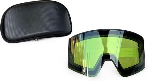 Heated Goggles Snowmobile Anti-Fog Magnetic Interchangeable Frameless 100% UV Lens in Saudi Arabia