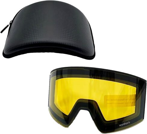 Heated Goggles Snowmobile Anti-Fog Magnetic Interchangeable Frameless 100% UV Lens in Saudi Arabia