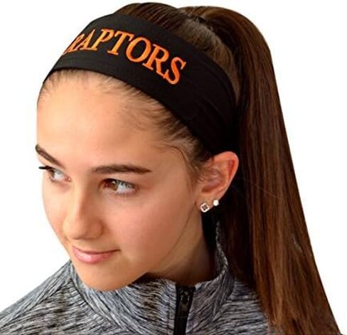 Funny Girl Designs Volleyball TIE BACK Moisture Wicking Headband Personalized with the EMBROIDERED Name of Your Choice in Saudi Arabia