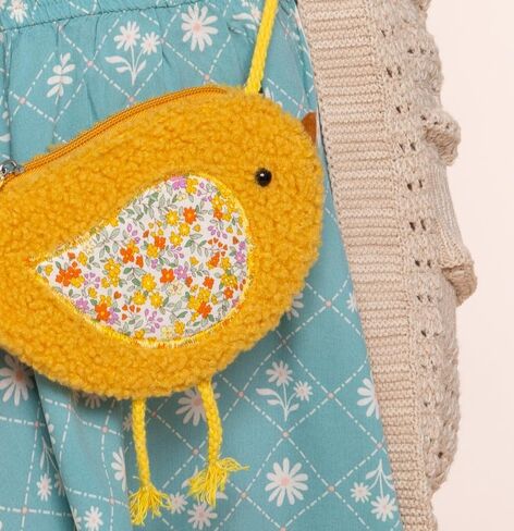 Plush Bird Chick Crossbody Bag for Toddlers, Little Girls, Kids Age 3-8Y in Saudi Arabia