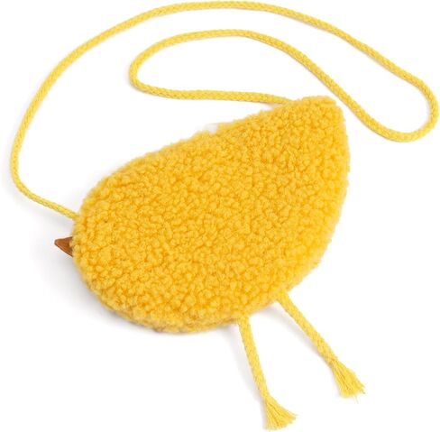 Plush Bird Chick Crossbody Bag for Toddlers, Little Girls, Kids Age 3-8Y in Saudi Arabia