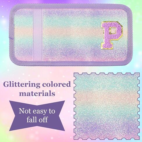 sundee Kids Wallet Trifold Wallet with Personalized Initials Alphabet Perfect Girls Gifts for Birthday Festival Purple-P in Saudi Arabia