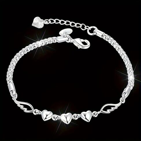 Exquisite Heart Shaped Angel Wing Ankle,Fashionable, Perfect for Bridesmaid Gifts, Music Festival Parties, Daily Commuting, and Banquets in Saudi Arabia