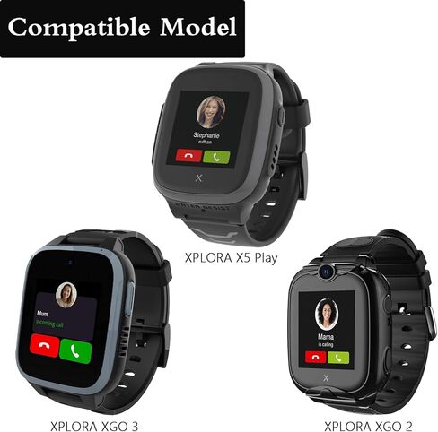 مجموعة من 2 أربطة مغناطيسية منسوجة من Harikiri متوافقة مع XPLORA X5/XGO3/XGO2، قابلة للتنفس، قابلة للتعديل، متعددة الألوان in Kuwait