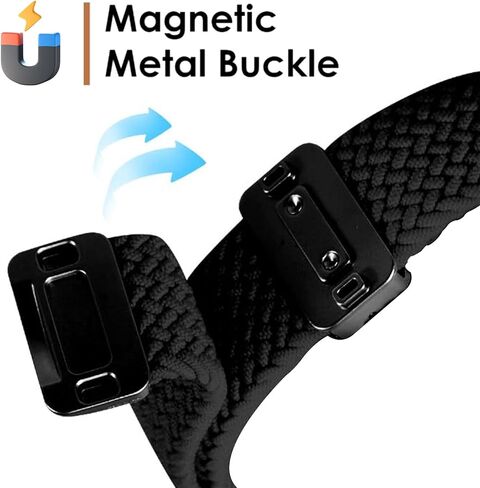 مجموعة من 2 أربطة مغناطيسية منسوجة من Harikiri متوافقة مع XPLORA X5/XGO3/XGO2، قابلة للتنفس، قابلة للتعديل، متعددة الألوان in Kuwait