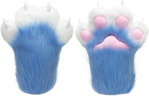 Furry Paws Gloves Soft Claw Finger Gloves for Furry Costume, Perfect for Cat and Fox Fursuit Paws in Saudi Arabia