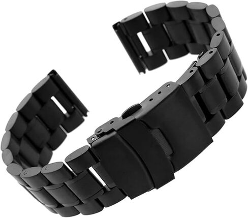 18/20/22/22/24 mm Stainless Steel Watch Strap Arch/Folding Buckle Replacement Band for Straight Bracelet in Saudi Arabia