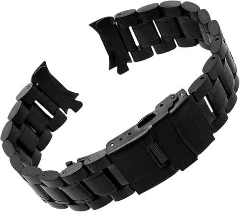 18/20/22/22/24 mm Stainless Steel Watch Strap Arch/Folding Buckle Replacement Band for Straight Bracelet in Saudi Arabia