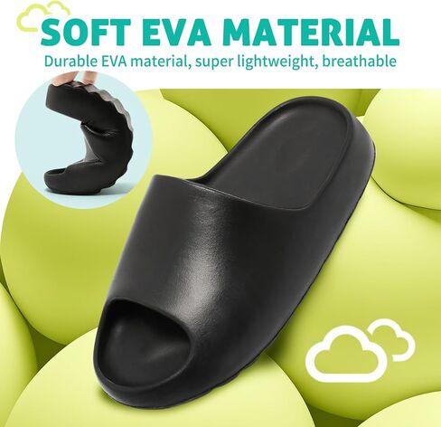 شباشب وسادة XTJSCBDSH للأطفال على شكل سحابة للأولاد والبنات - صنادل منزلقة سهلة الارتداء، أحذية صيفية لحمام السباحة على الشاطئ، داخلية وخارجية in Kuwait