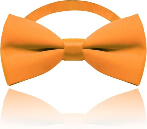 Bow Ties for Men, Adjustable Mens Bow Tie Solid Color Pre Tied Men's Bowtie for School Business Wedding Party in Saudi Arabia