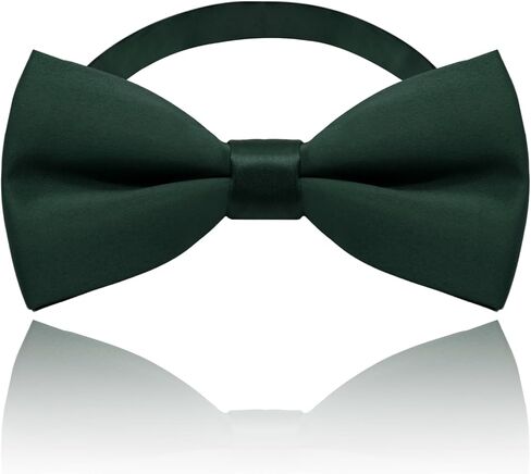 Bow Ties for Men, Adjustable Mens Bow Tie Solid Color Pre Tied Men's Bowtie for School Business Wedding Party in Saudi Arabia