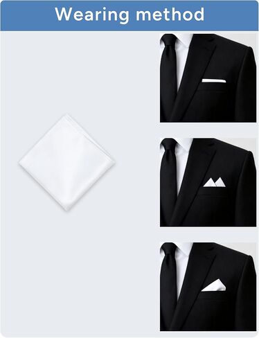 Boys Pre-tied Zipper Tie Elastic Strap Bowtie and Pocket Square 3-piece For Age 1-16 Years With Gift Box in Saudi Arabia