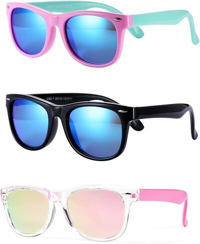 Pro Acme Kids Polarized Sunglasses, Flexible TPEE Frame Shades for Toddler Girls Boys, Ages 3-12 in Saudi Arabia
