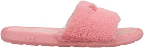 PUMA Kids Girls Cool Cat Fluffy Bx Slide صندل كاجوال كاجوال - وردي - مقاس 6 M in Saudi Arabia