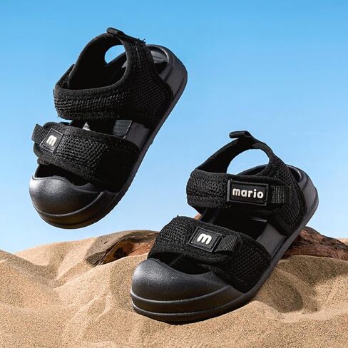 Toddler Boys Girls Summer Sport Sandals - Breathable Mesh Beach Shoes with Anti-Collision Toe & Non-Slip Soft Sole in Saudi Arabia