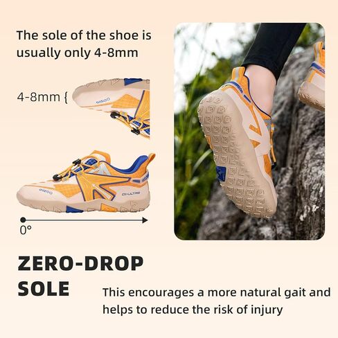 Kids Hiking Barefoot Shoes Non-Slip Sneakers for Boys Girls Outdoor Trekking Walking Climbing Running Shoes in Saudi Arabia