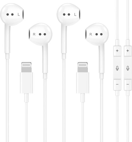 2 Pack Lightning Charging Extender Cord,[Apple MFi Certified] iPhone Charger Extension Cable Male to Female Dock Extender Compatible with iPhone 14 13 12 11 X XS XR 8 7 6 5 Transfer Audio Video Data in Saudi Arabia