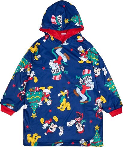 Disney Boys' Hooded Long Sleeve Loose-fit Top, Comfortable Pajamas, Soft & Cute for Kids in Saudi Arabia