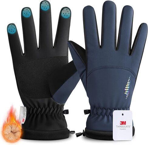rivmount Kids 3M Thinsulate Ski Gloves Touchscreen Waterproof Warm for Boy Girl Youth Outdoor Skiing Cycling Snow Winter in Saudi Arabia