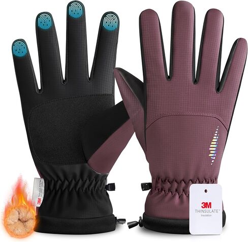 rivmount Kids 3M Thinsulate Ski Gloves Touchscreen Waterproof Warm for Boy Girl Youth Outdoor Skiing Cycling Snow Winter in Saudi Arabia