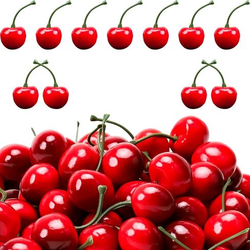 Gresorth 30pcs Mini Artificial Red Apple Decoration Fake Fruit Home Party Kitchen Food Toy Display - 3.5 cm in Kuwait