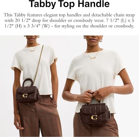 مقبض علوي للسيدات من Coach مع بطانة مبطنة in Kuwait