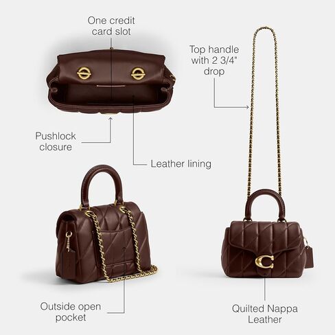 مقبض علوي للسيدات من Coach مع بطانة مبطنة in Kuwait