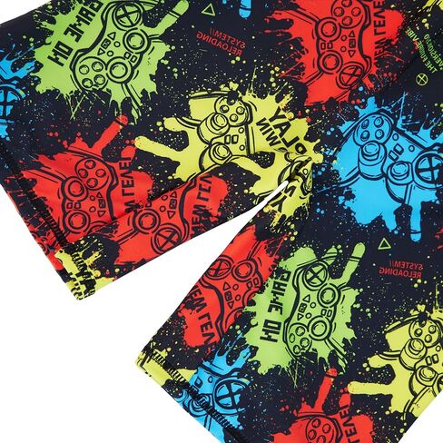 Boys UPF 50+ One-Piece Rash Guard Swimsuit Artist Print Zip-Front Sunsuit in Saudi Arabia