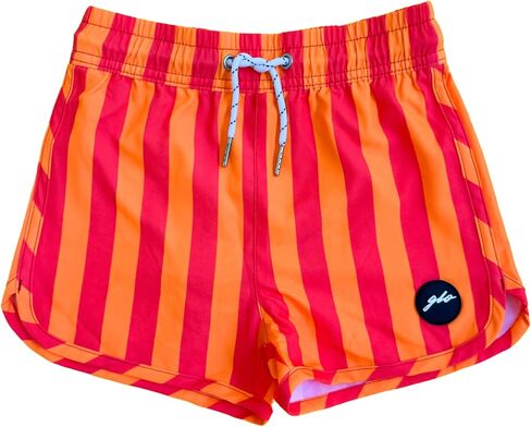 Board Shorts – Boys Neon High-Visibility Swim Trunks, Quick-Dry with Drawstring for Swim, surf, Beach. in Saudi Arabia