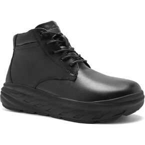 Men's Orthopedic Diabetic Winter Boots: Comfortable Wide Toe Box Warm Arch Support Plantar Fasciitis Leather Dress Oxfords Shoes, Casual Walking Snow Ankle Mid Boots for Foot and Heel Pain Relief in Kuwait