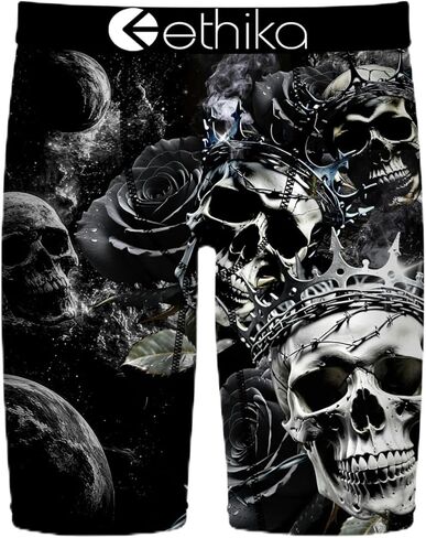 Ethika Boy's Staple Boxer Briefs, Soft 4-Way Stretch, No Ride-Up Fit - Tres Reyes in Saudi Arabia