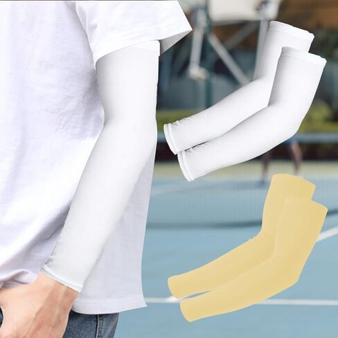2 Pairs Arm Sleeve, Compression Arm Sleeve for Sports Basketball Football Baseball in Saudi Arabia