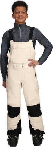بنطال Obermeyer Boys Carver Snow Bib، معزول ومقاوم للماء مع نظام ارتداء ممتد in Kuwait
