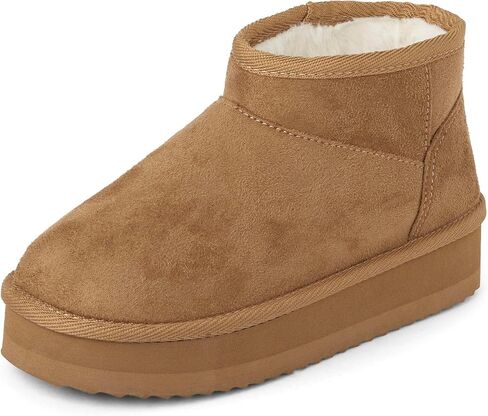 The Children's Place girls Girls Mini Ankle Platform Boot, Faux-fur Lined in Saudi Arabia
