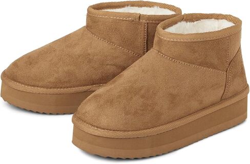 The Children's Place girls Girls Mini Ankle Platform Boot, Faux-fur Lined in Saudi Arabia