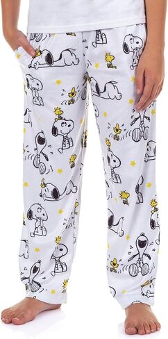 Peanuts Pajamas Kids Snoopy and Woodstock Laughing Lounge Bottoms Pj Pants in Saudi Arabia