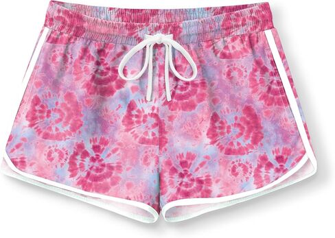 BesserBay Girls Summer Beach Swim Shorts Quick Dry Elastic Waist Swim Trunks with Pockets 5-14 Years in Kuwait