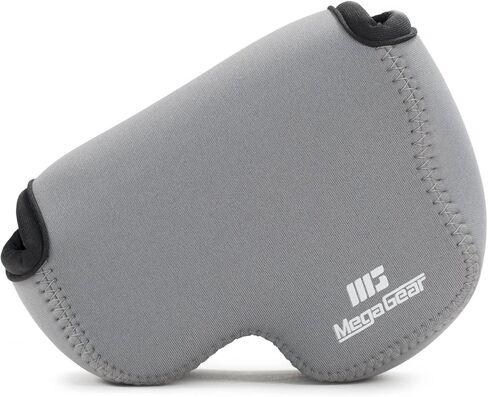 MegaGear Nikon Coolpix L340 Ultra Light Neoprene Camera Case, with Carabiner - Black - MG784, PU Leather in Saudi Arabia