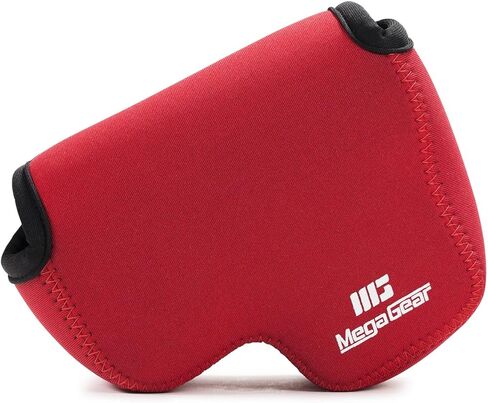 MegaGear Nikon Coolpix L340 Ultra Light Neoprene Camera Case, with Carabiner - Black - MG784, PU Leather in Saudi Arabia