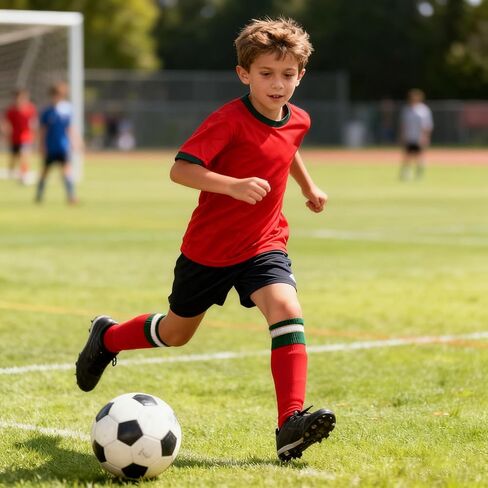 Kid National Team Style Soccer Football Socks Over-The-Calf Knee High Tube Socks Boys Girls Uniform Sports Socks in Saudi Arabia