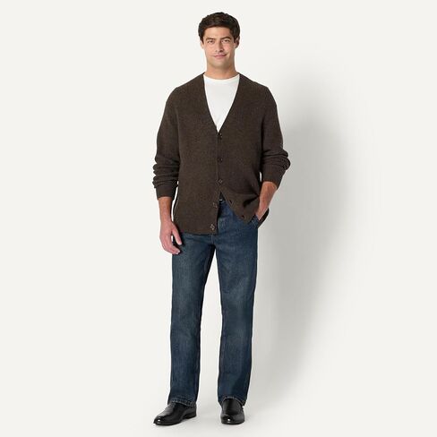 Amazon Essentials (Demi's Pick) Men's Relaxed-Fit Cotton Blend Cardigan in Saudi Arabia