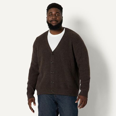 Amazon Essentials (Demi's Pick) Men's Relaxed-Fit Cotton Blend Cardigan in Saudi Arabia