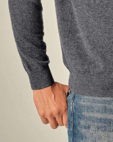 KVSS Men's Polo-Neck 100% Pure Cashmere Sweater, Business Casual Pullover Sweaters for Mens | Luxury from Inner Mongolia in Saudi Arabia