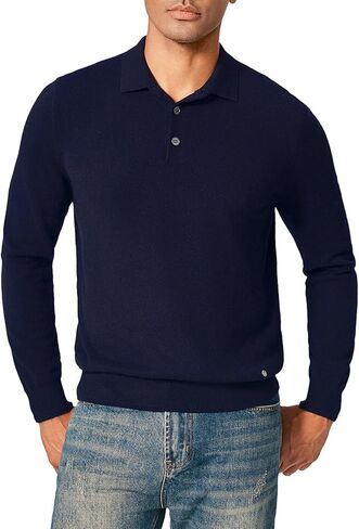 KVSS Men's Polo-Neck 100% Pure Cashmere Sweater, Business Casual Pullover Sweaters for Mens | Luxury from Inner Mongolia in Saudi Arabia